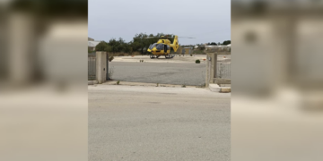 Precipita dal tetto del mercato del Fiore a Scicli, operaio in condizioni critiche trasportato in elisoccorso a Catania