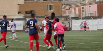 Il Modica calcio s’illude, il Pompei la ribalta nella ripresa