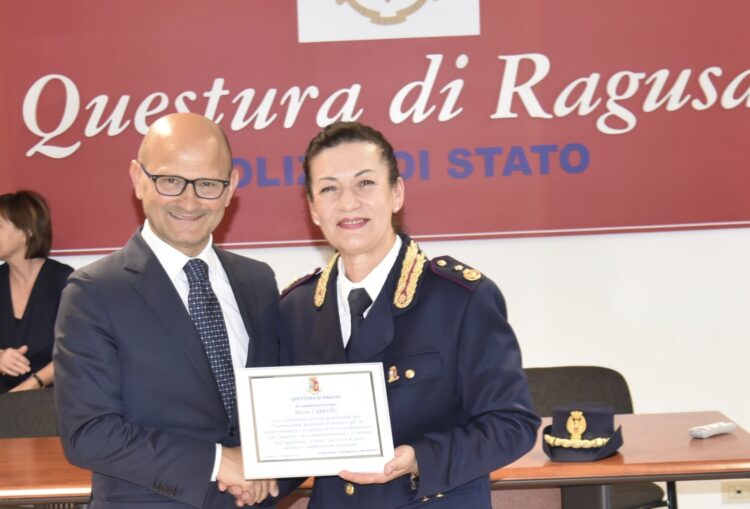Ragusa, il commissario capo Rosa Cappello raggiunge il traguardo della pensione