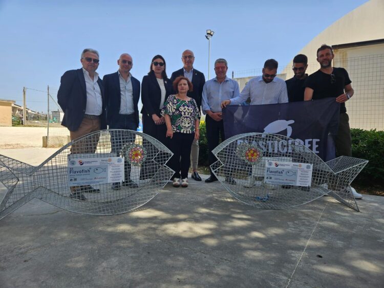 Modica, pesci mangiaplastica dinanzi alle scuole