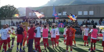 Il Modica calcio passa in trasferta con un colpo di testa di Palmisano