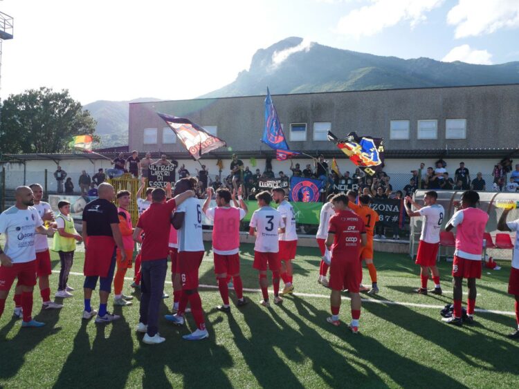 Il Modica calcio passa in trasferta con un colpo di testa di Palmisano