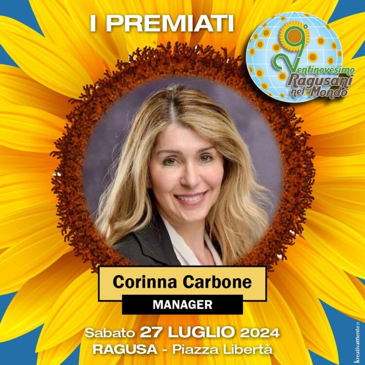 Ragusani nel mondo, conosciamo i premiati: ecco chi è Corinna Carbone