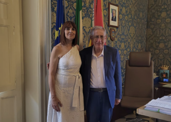 Vittoria, il sindaco Aiello ha accolto a palazzo Iacono la pianista e compositrice Giuseppina Torre