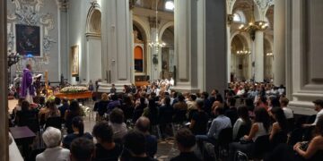 Cattedrale gremita oggi pomeriggio a Ragusa per l’ultimo saluto a Marco Guastella