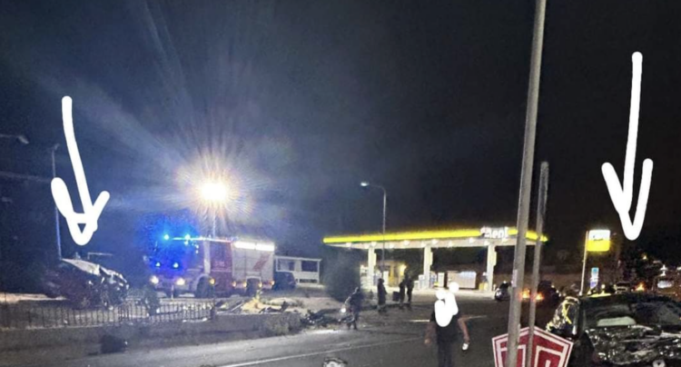 Violento impatto nella notte tra due auto accanto al ponte Guerrieri di Modica: bimba di pochi mesi in elisoccorso a Catania