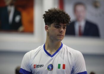 Il talentuoso opposto Lorenzo Cavasin in forza al Volley Modica