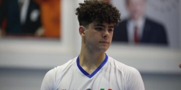 Il talentuoso opposto Lorenzo Cavasin in forza al Volley Modica