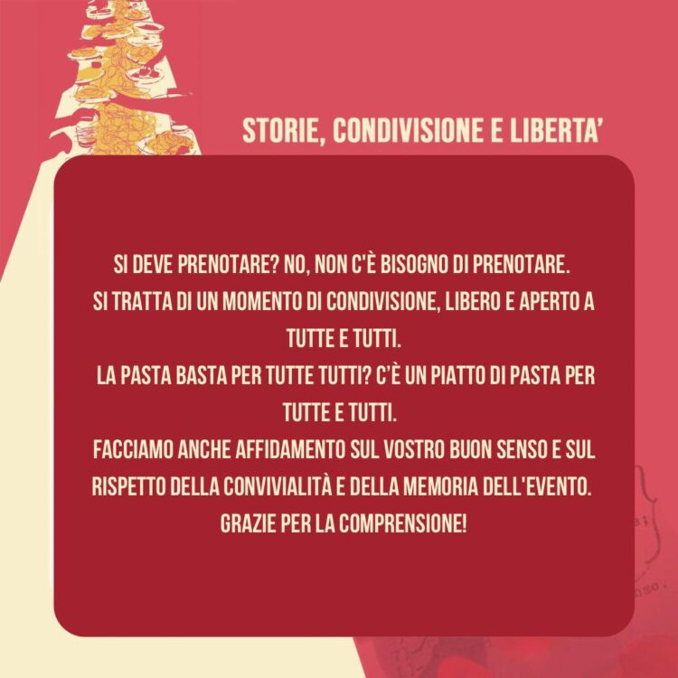 Scicli, domani sera la pastasciutta antifascista