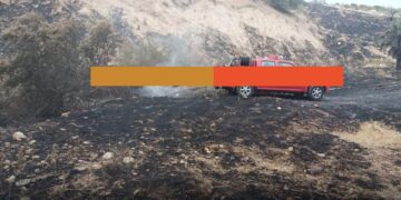 Incendio nell’ex discarica di San Biagio a Scicli