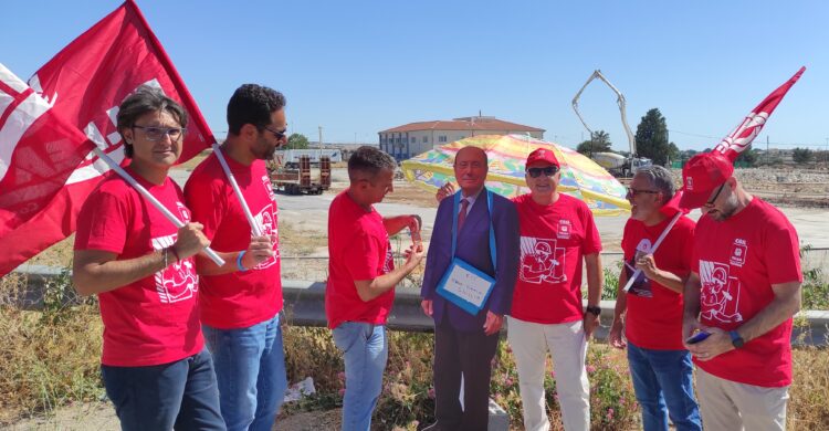 Sbarca anche a Ragusa lo Schifani tropical tour della Cgil