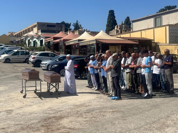 Vittoria, l’ultimo saluto a Mariam e Sameh