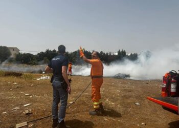 Ancora incendi nella valle dell’Ippari