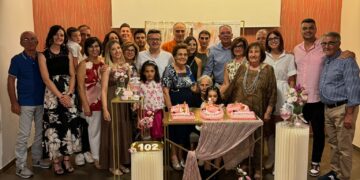 Carmela Mugnieco compie 102 anni, è festa a Modica
