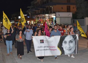 Una fiaccolata a Marina di Ragusa per ricordare le vittime della strage di via D’Amelio