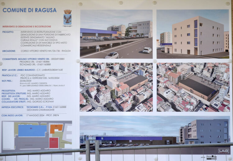 Ragusa, al posto del Molino Curiale anche un ristorante panoramico