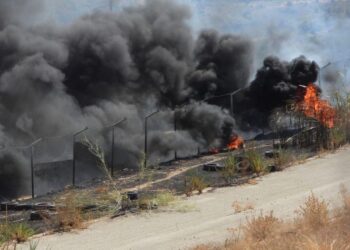 Rogo distruttivo nell’area Emaia a Vittoria