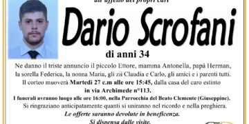 La città di Ragusa piange la scomparsa di Dario Scrofani