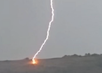 Monterosso e il fulmine che si è abbattuto su contrada Utra