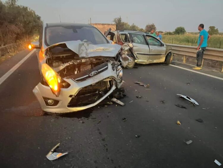 Quattro auto coinvolte in un incidente sulla Comiso-Chiaramonte
