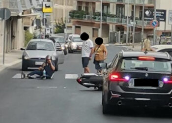 Ragusa, scontro auto-moto in via Risorgimento