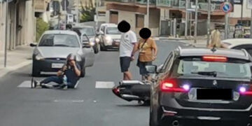 Ragusa, scontro auto-moto in via Risorgimento
