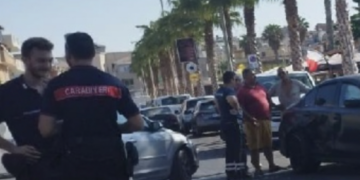 Pozzallo, incidente stradale con feriti questa mattina al lungomare Raganzino