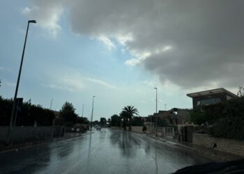 Acquazzone a Ragusa, la pioggia salutata come una manna