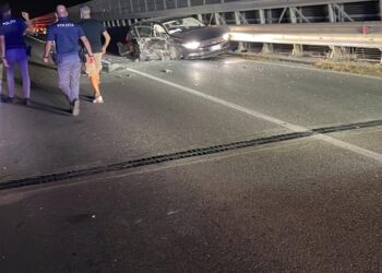 Modica, grave scontro notturno sul ponte Guerrieri