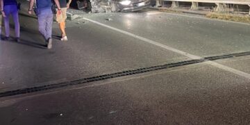 Modica, grave scontro notturno sul ponte Guerrieri