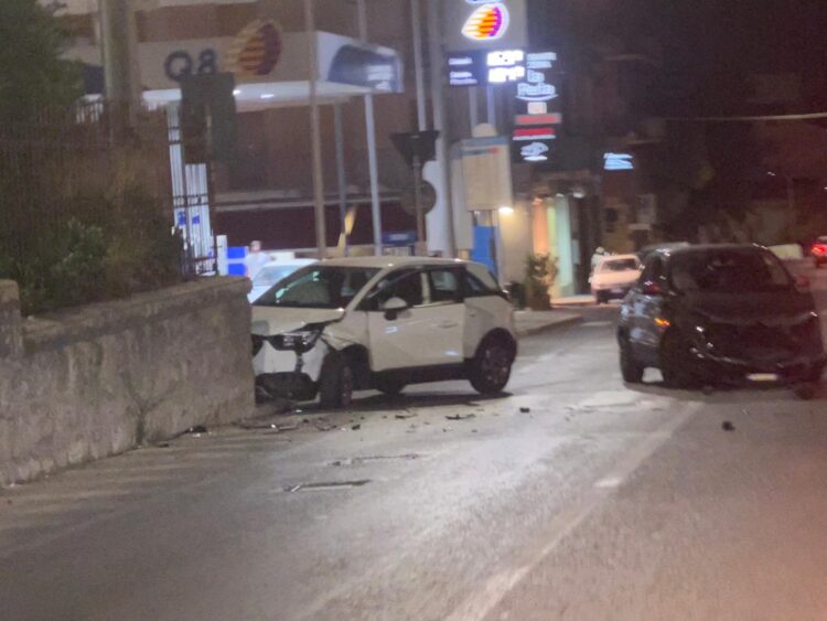 Ragusa, incidente stradale in via Di Virgilio poco dopo la mezzanotte di domenica