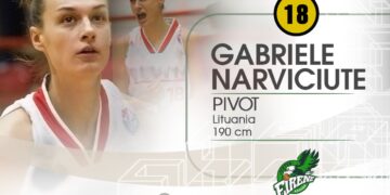 La lituana Narviciute giocherà con la Passalacqua Ragusa