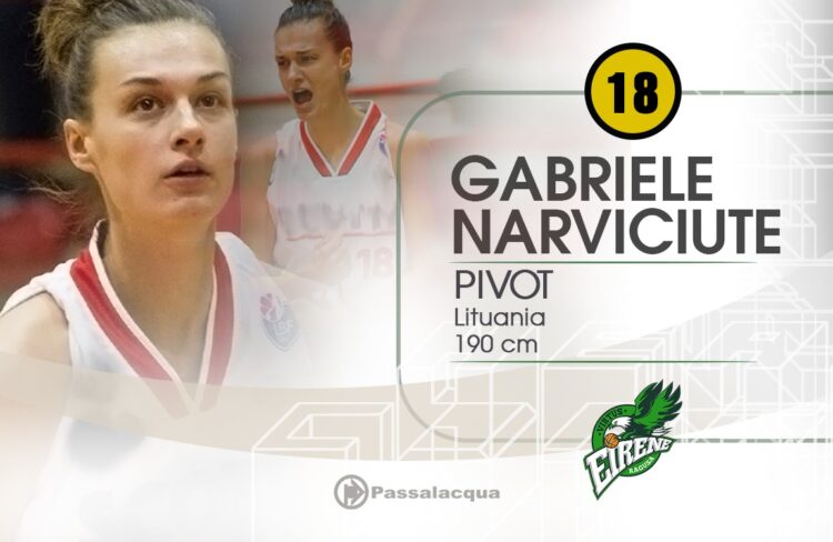 La lituana Narviciute giocherà con la Passalacqua Ragusa