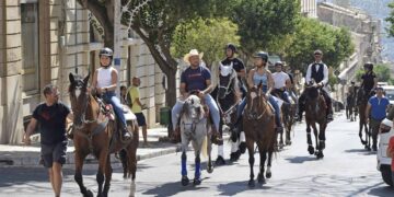 Ragusa, questa mattina il raduno del cavallo ibleo