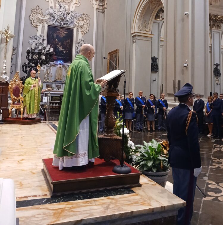 Celebrato San Michele arcangelo in cattedrale a Ragusa, è il patrono della polizia di Stato