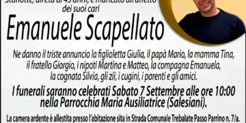 Modica piange la scomparsa di Emanuele Scapellato