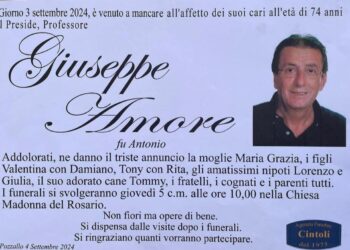 Pozzallo piange la scomparsa di Pinuccio Amore