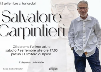 La provincia di Ragusa piange la scomparsa di Salvatore Carpintieri