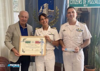 Capitaneria di porto di Pozzallo, cambio della guardia