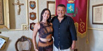 La sciclitana Martina Ingallinesi alla fase finale del concorso di bellezza Miss Volto Italy