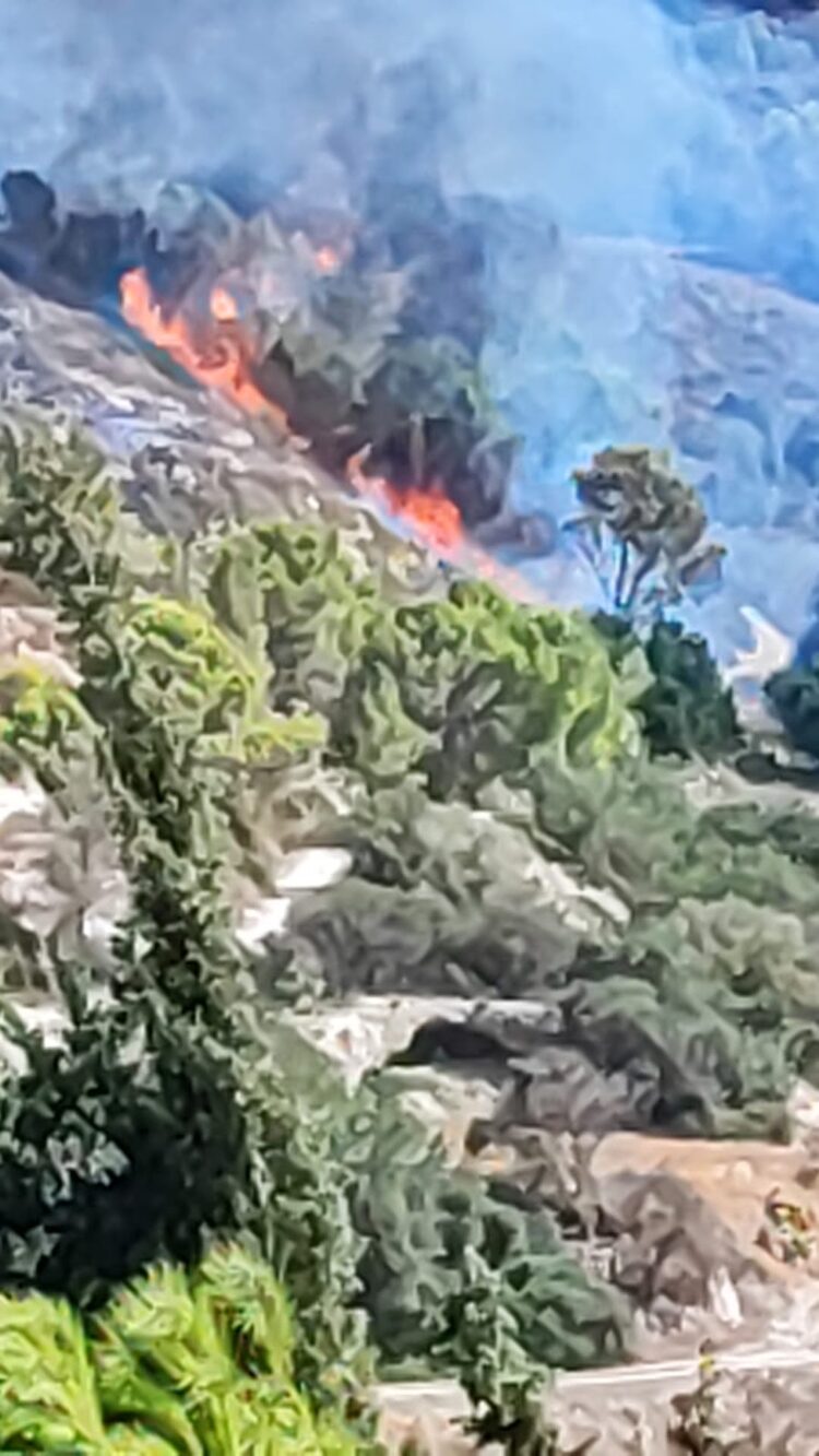 Vittoria, scoppia incendio a ridosso della Valle dell’Ippari