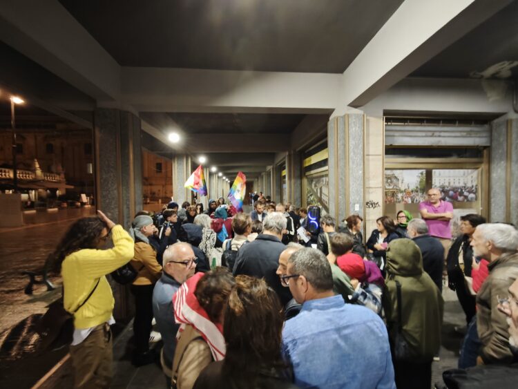 Ragusa, ieri sera protesta contro la risoluzione Sasso