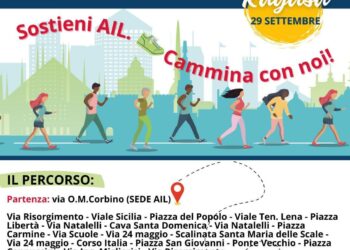 La Fitwalking for Ail a Ragusa e a Comiso