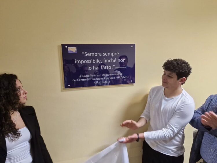 Ragusa, il centro di formazione aziendale dell’ospedale Giovanni Paolo II intitolato Biagio Turtula