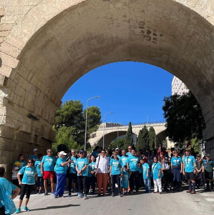 Comiso e la Fitwalking for Ail