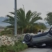 Modica, auto si ribalta a Rocciola Scrofani