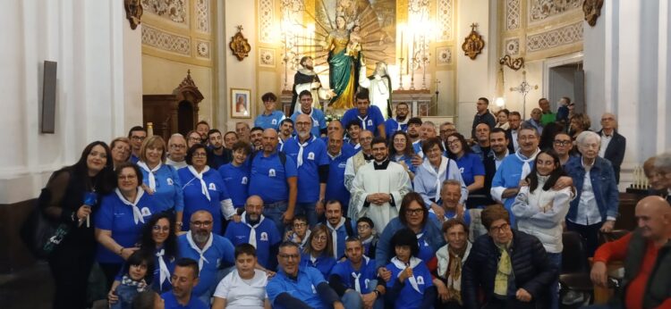 Ragusa, grande festa ieri sera all’Ecce Homo con la processione del simulacro della Madonna del Rosario