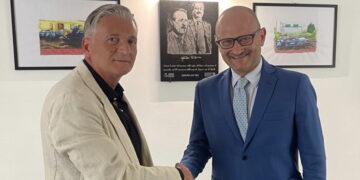 Ragusa, donata opera che ritrae i giudici Falcone e Borsellino