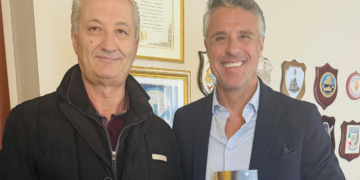 Il senatore Sallemi incontra un eroe dei nostri giorni, Rocco Conselmo