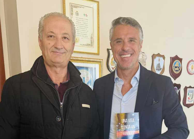 Il senatore Sallemi incontra un eroe dei nostri giorni, Rocco Conselmo